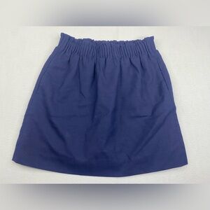 J. Crew Deep Blue Mini Skirt